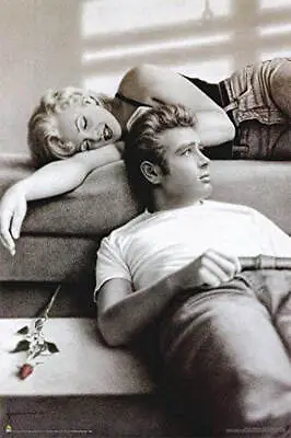 Marilyn Monroe And James Dean Flute Song By Paul Gassenheimer 24x36 Poster • $13.49