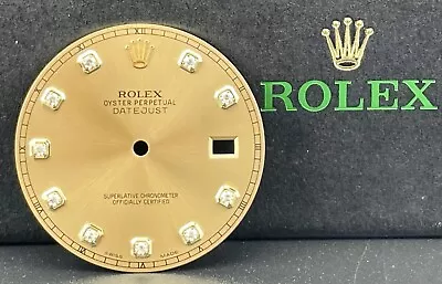 Rolex DateJust 2 II Men’s 41mm Gold FACTORY Diamond Dial Oyster Ref: 116333 • $999.99