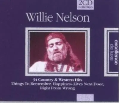 Willie Nelson : 34 Country And Western Hits CD 2 Discs (2003) Quality Guaranteed • £5.98