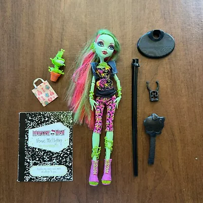 2012 Mattel Monster High Wave 4 Venus Mcflytrap Doll Complete Mt- • $40