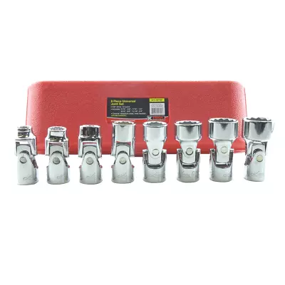 K-Tool 22700 8-pc 3/8  Drive 12-Point Universal Socket Set • $29.20