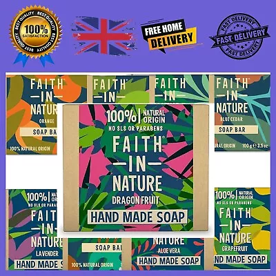 Faith In Nature Natural Soap Bar Restoring Vegan And Cruelty All Scent • £2.69