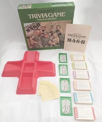 VTG MASH Golden Board Game Trivia Cards Original 1984 Edition 99% TV Movie Fun!! • $21.99