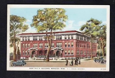 Meridian MS Mississippi New YMCA Vintage Lauderdale County Curt Teich Postcard • $6.75