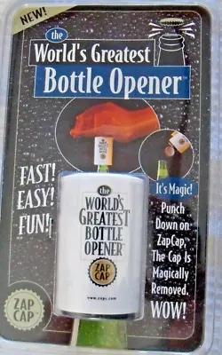 New Old Stock ZAPCAP World's Greatest Bottle Opener Beer Soda Etc Made In Japan • $14.99