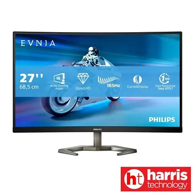 Philips 27M1C5500VL 27  165Hz QHD 1ms HDR VA Curved Monitor • $333.90