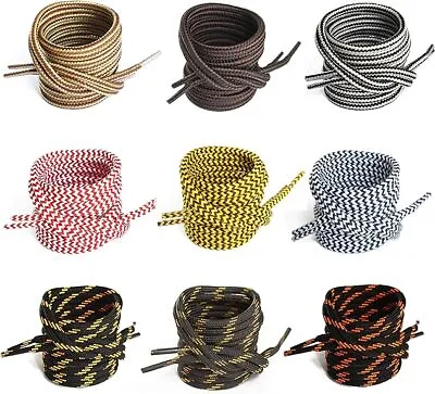 Hiking Shoelaces - Strong Shoe Laces For Boots And Walking Shoes - 12 Colours - • £3.39