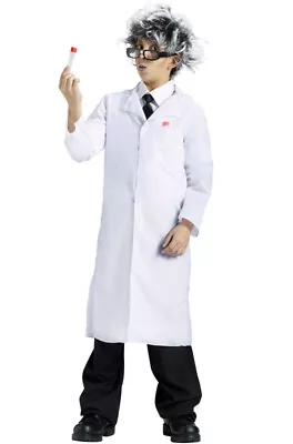 Brand New Dr. Lab Coat Chemist Scientist Child Costume -One Size (12-14) • $10.70