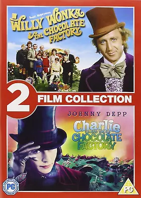 Willy Wonka And The Chocolate Factory / Charlie And The Chocolate Factory [2 Fil • £11.84