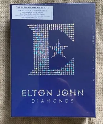 Elton John – Diamonds (3 CD Book Post Cards -Deluxe Edition) (sealed) • $20