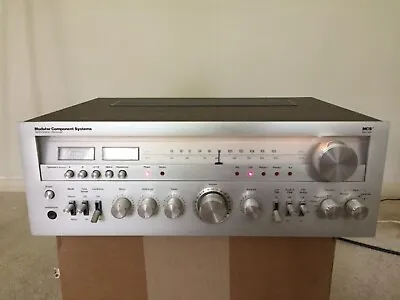 Vintage MCS Stereo Receiver Modular Components Systems Amp Aluminum Watts • $195