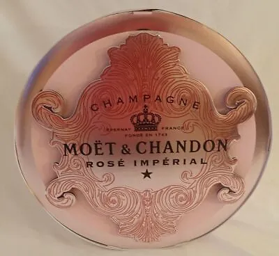 New  Double Sided MOET CHANDON Rose Imperial Cardboard Display Sign • $17.99