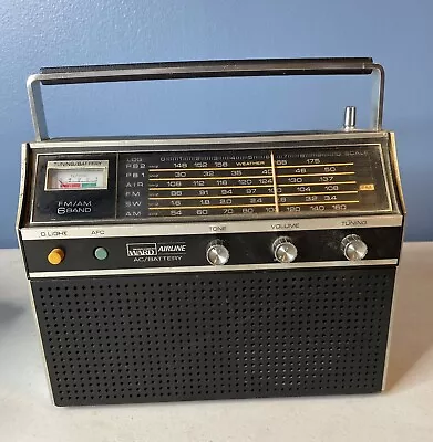 Vintage Montgomery Ward Airline 1464A 6-Band Radio W/ Power Cord - Tested • $60