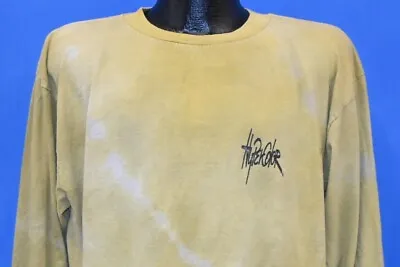 Vintage 90s GENERRA HYPERCOLOR GREEN SPORTSWEAR LONG SLEEVE T-shirt LARGE L • $75.90