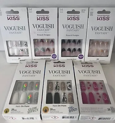 KISS VOGUISH FANTASY False Nails Various Designs • £7.95