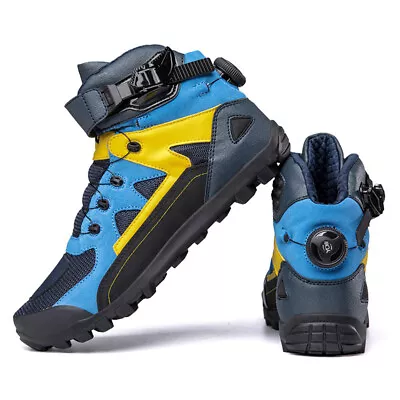 Motorcycle Riding Boots Motorcross Off-road Racing Shoes Men Rider Sport Sneaker • $98.40