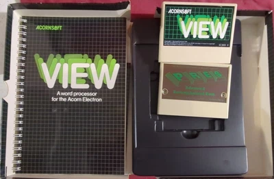 £79.99 • Buy PRES BATTERY BACKED RAM & VIEW WORDPROCESSOR CARTRIDGES Acorn Electron & PLUS1