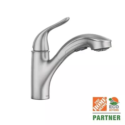 Brecklyn Pull-Out Sprayer Kitchen Faucet In Spot Resist Stainless By MOEN • $121.99