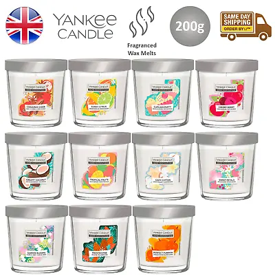 Yankee Candle Tumbler Glass Scented Room Freshener Home Fragrance 200g • £8.41