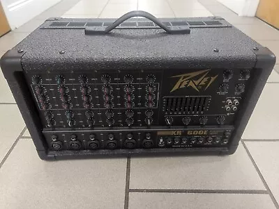 Vintage Peavey XR 600E Six Channel Amplifier (Works And Used Regularly) • $99