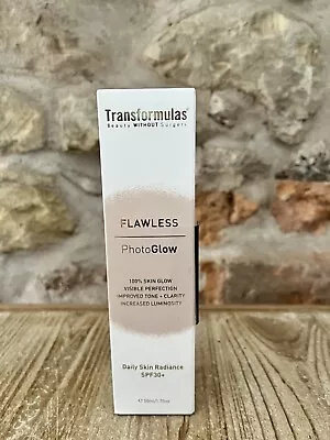 Transformulas Flawless Photoglow Daily Skin Radiance SPF30+ 50ml Never Used • £29.99