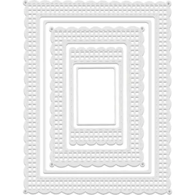 Sweet Dixie Lattice Frame Set Dies - Backgrounds And More Collection • £9.95