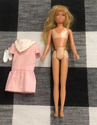 VTG 1967 Skipper Doll In Skipper So Active  S  #2237 Pink Dress Barbie Mattel • $28