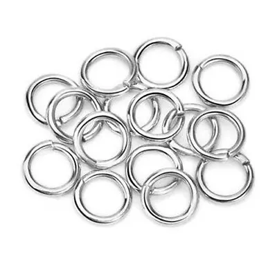 Silver Strong No Fade 304 Stainless Steel Open Split Jump Rings Connector Loop  • $6.50