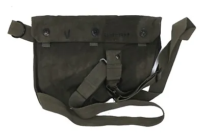 Serbian / Yugoslavian Military Surplus M-1 Canvas Gas Mask Bag Shoulder Pack • $21.95