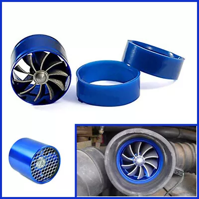 $17.62 • Buy Car Air Intake Turbonator Single Fan Engine Gas Fuel Saver Turbine Charger Parts