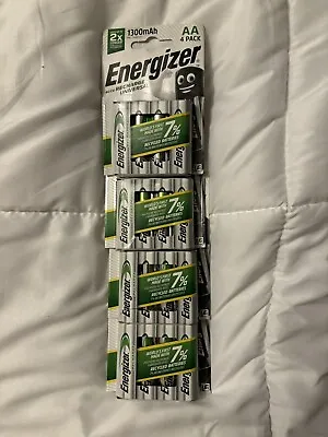 Energizer Rechargeable Power Plus AA Batteries - Pack Of 4 1300mah • $9