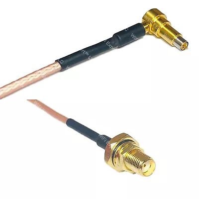 RG316 MS-156 MALE ANGLE To SMA Female O-Ring RF Cable Rapid-SHIP LOT • $19.99