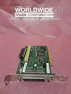 IBM 6206 93H3809 93H3805 PCI Single-Ended Ultra SCSI Adapter Type 4-K PSeries • $19