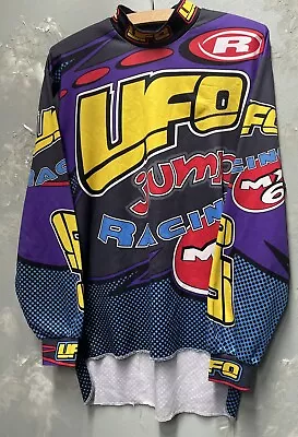 Vintage Motocross Kit Jersey UFO 1990s MX6 Evo Classic Racing 90s RARE ORIGINAL • $99.46