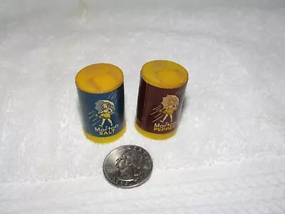 Morton Salt And Pepper Miniature Shakers-used! • $9.99