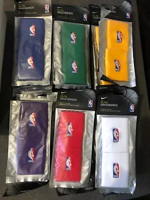 2pc NBA NIKE ELITE DRI-FIT WRISTBAND/SWEATBAND - GOLD - BRAND NEW!! • $29.95