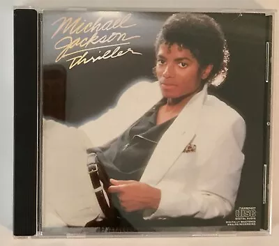 Michael Jackson Thriller CD Epic 1982 Funk Soul Disco Billie Jean Beat It • $5.80