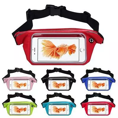 $18.50 • Buy New Model Sports Running Jogging Gym Waist Belt Bag Case Cover For Mobile Phones