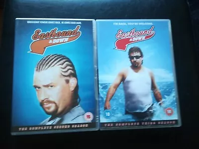 Eastbound And Down Season 2 AND 3 2X DOUBLE DVD Ferrell Mcbride • £5.99