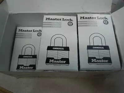 Master Lock  2 In. W. 4-pin Tumbler Keyed Alike Padlock. Lot Of 5 Locks • $90