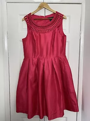 £39.99 • Buy Jessica Howard Plus Size 20 Sleeveless Pink Dress Pockets Lined Women's Pleat