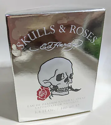 Ed Hardy Skulls & Roses For Her Women Eau De Parfum 100ml / 3.4oz Spray New! • $169.90