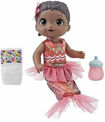 Shimmer ‘n Splash Baby Alive Mermaid Baby Doll African American Water Play • $42.74