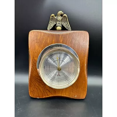 Springfield Instrument Barometer Vintage W Eagle USA • $12