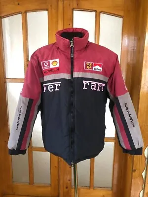 Vintage Ferrari Marlboro Schumacher Racing Jacket Promo F1 Formula One Size S-M • $150