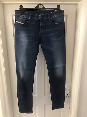 Diesel Sleenker Jeans Slim Skinny W34 L32 Men’s Jeans • £50