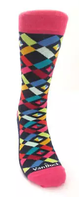 Van Buck - Limited Edition Multi Coloured Geometric Socks • £15.63