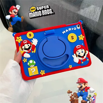 Super Mario Kids Shockproof Case For IPad 5 6 7 8 9 10.2 Air 2 3 4 Mini Pro11 UK • £16.99