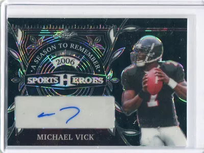 2024 Leaf Sports Heroes Autographs Season To Remember Michael Vick Auto 3/8 • $21.99