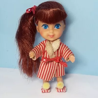 Vintage Mattel Liddle Kiddles SOAPY SIDDLE Kiddle Doll In Robe And Slippers • $28